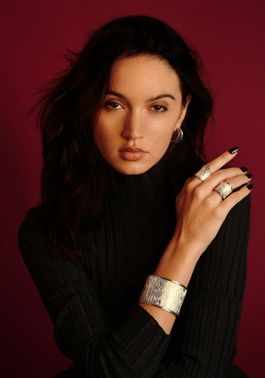 ANABEL ARAM Enchanted Forest Bark Ring