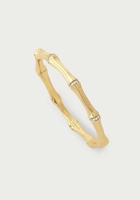 ANABEL ARAM Bamboo Hinged Bangle