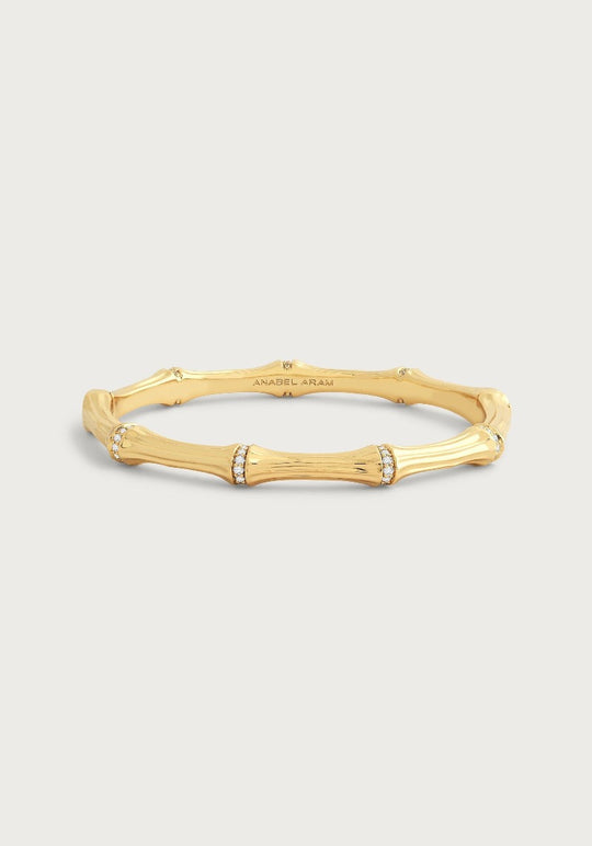 ANABEL ARAM-Bamboo Hinged Bangle