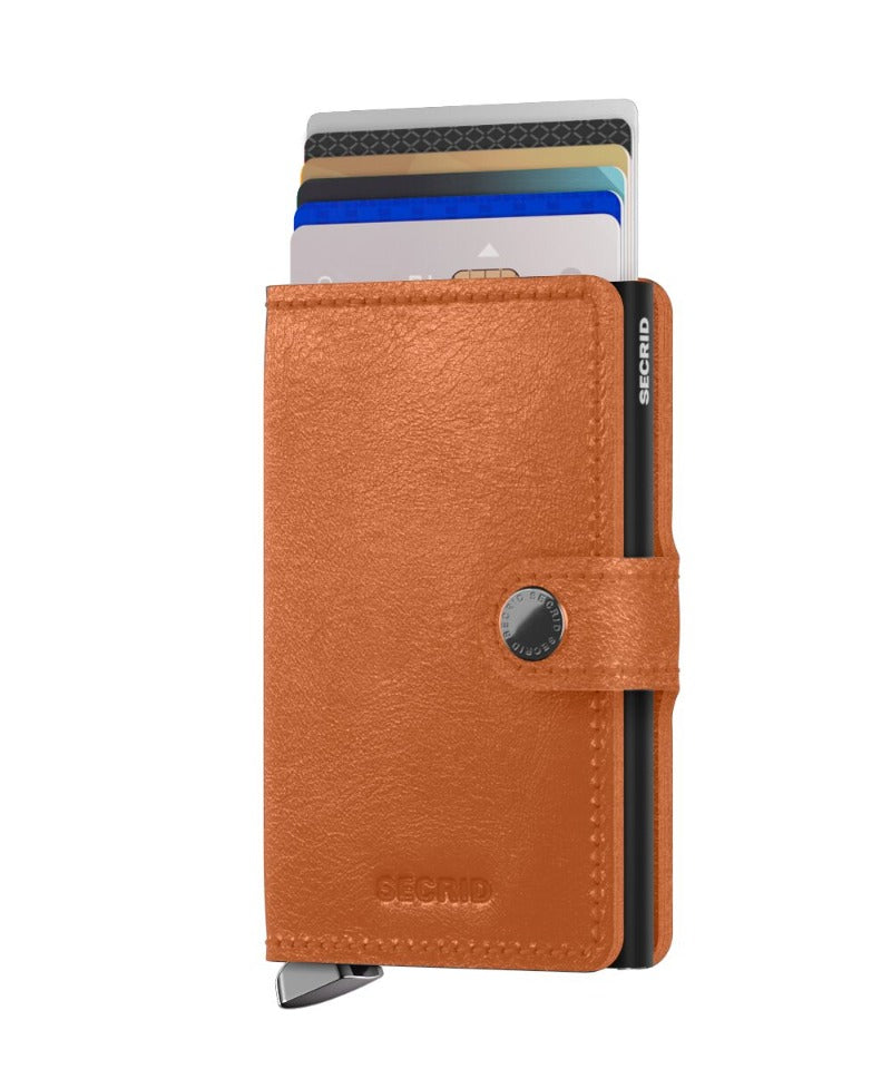 Premium Miniwallet Basco Cognac Black