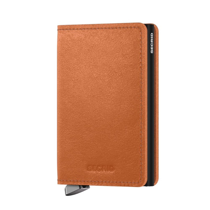 Premium Slimwallet Basco Cognac Black