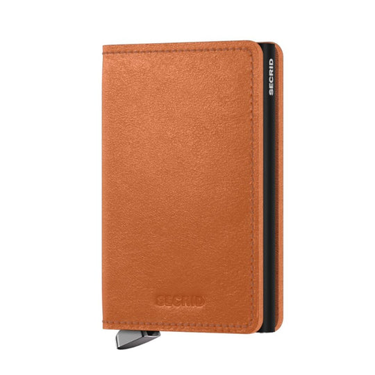 Premium Slimwallet Basco Cognac Black