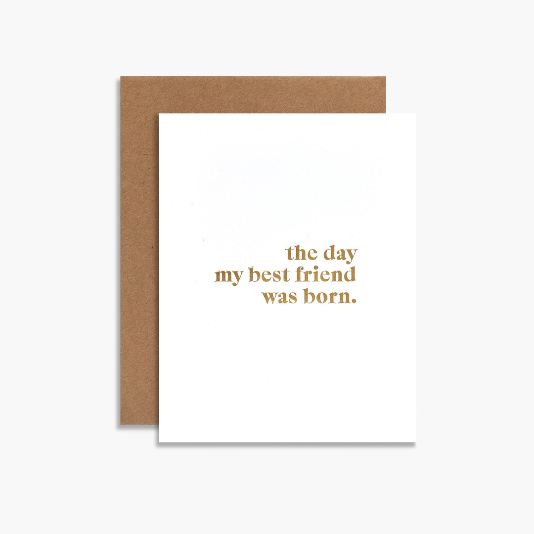 SOUVENIR STATIONERY The day my best friend was born