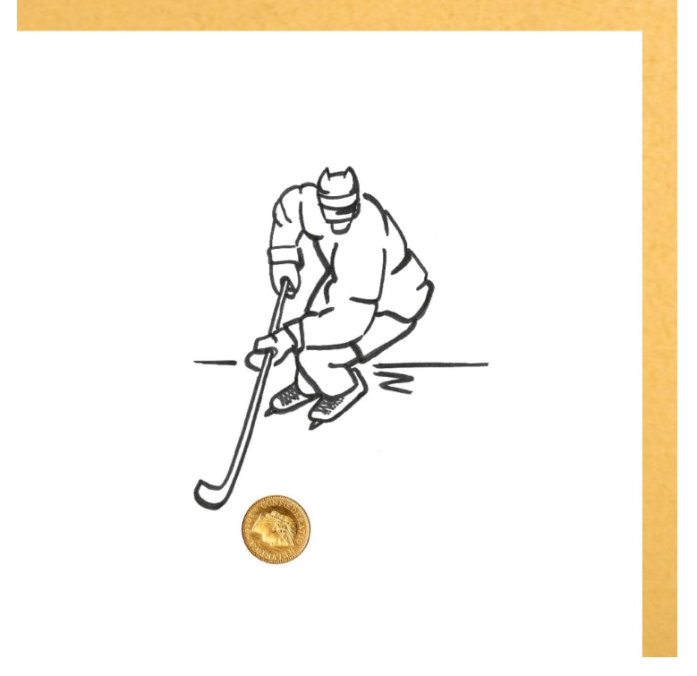 5 Cent Ice Hockey Card