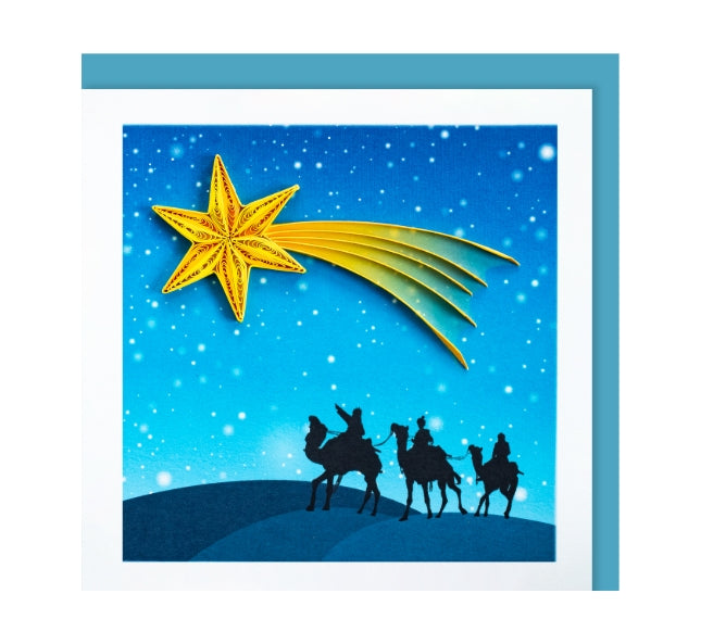 Little Quilling Star of Bethlehem Card