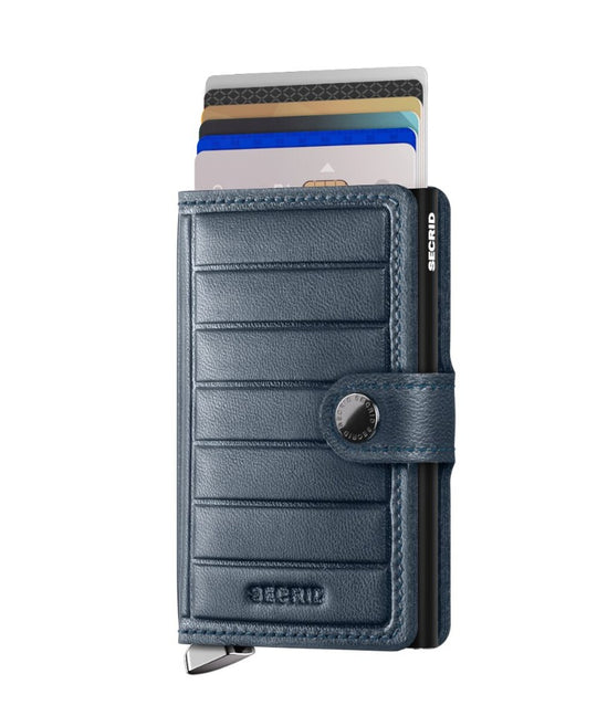Premium Miniwallet Emboss Lines Teal