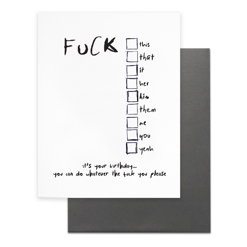 CARDIDEOLOGY Fuck It