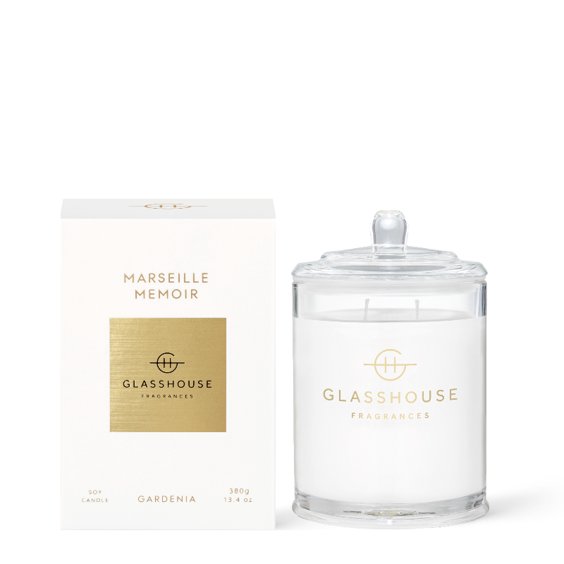 GLASSHOUSE FRAGRANCES Marseille Memoir Triple Scented Candle