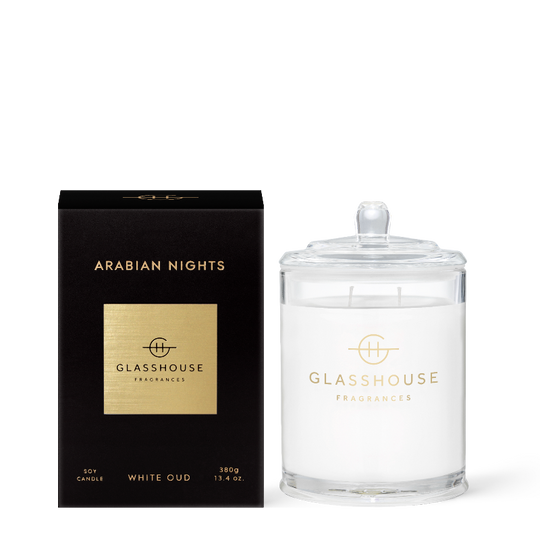 GLASSHOUSE FRAGRANCES Arabian Nights Triple Scented Candle