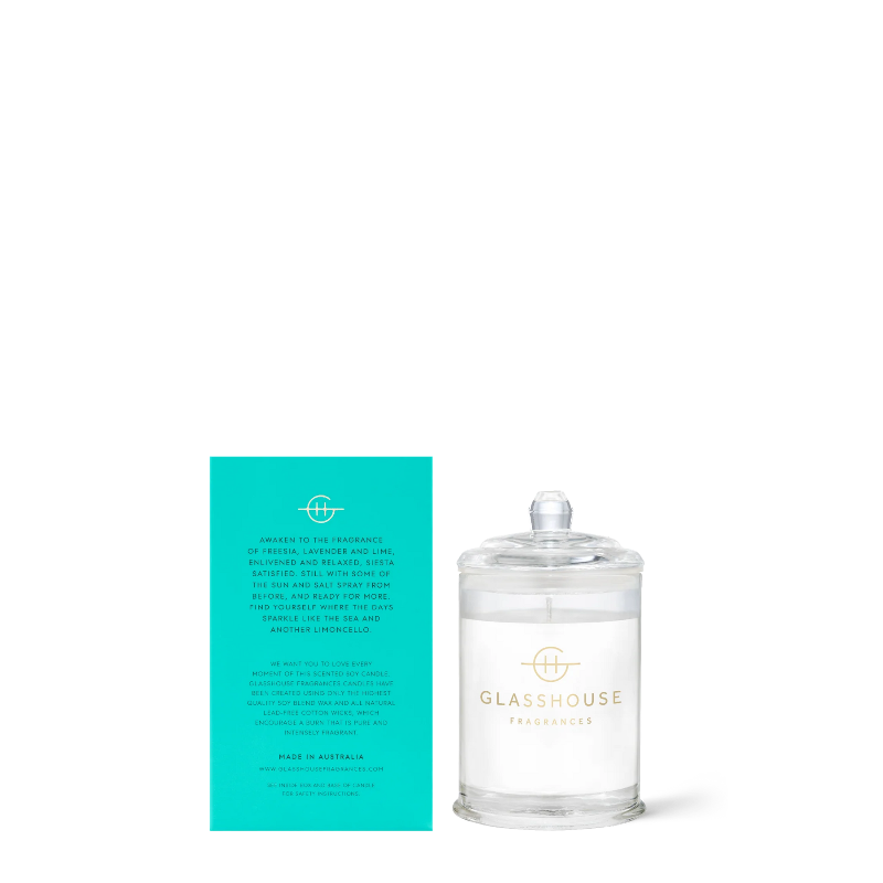 GLASSHOUSE FRAGRANCES Lost In Amalfi Triple Scented Candle