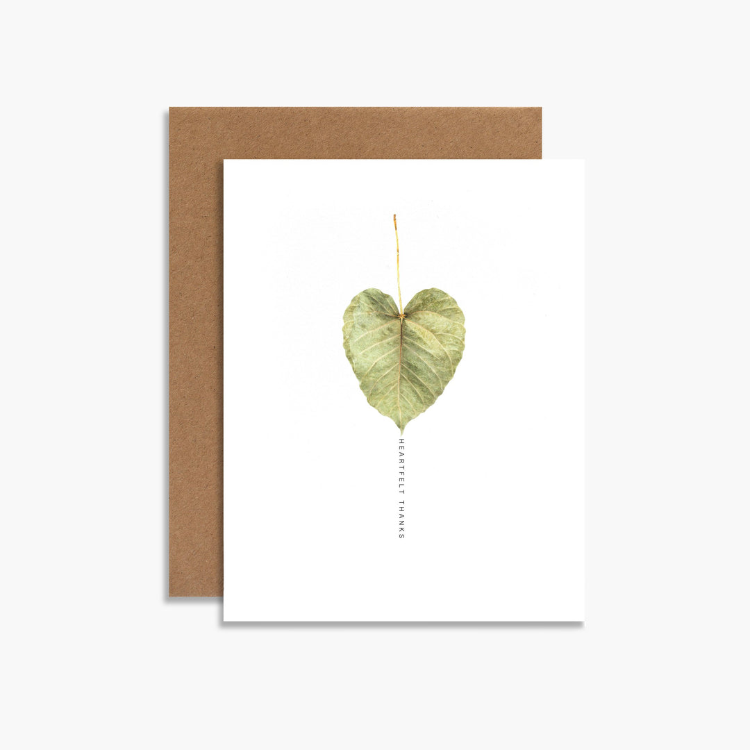 SOUVENIR STATIONERY Heartfelt thanks greeting card