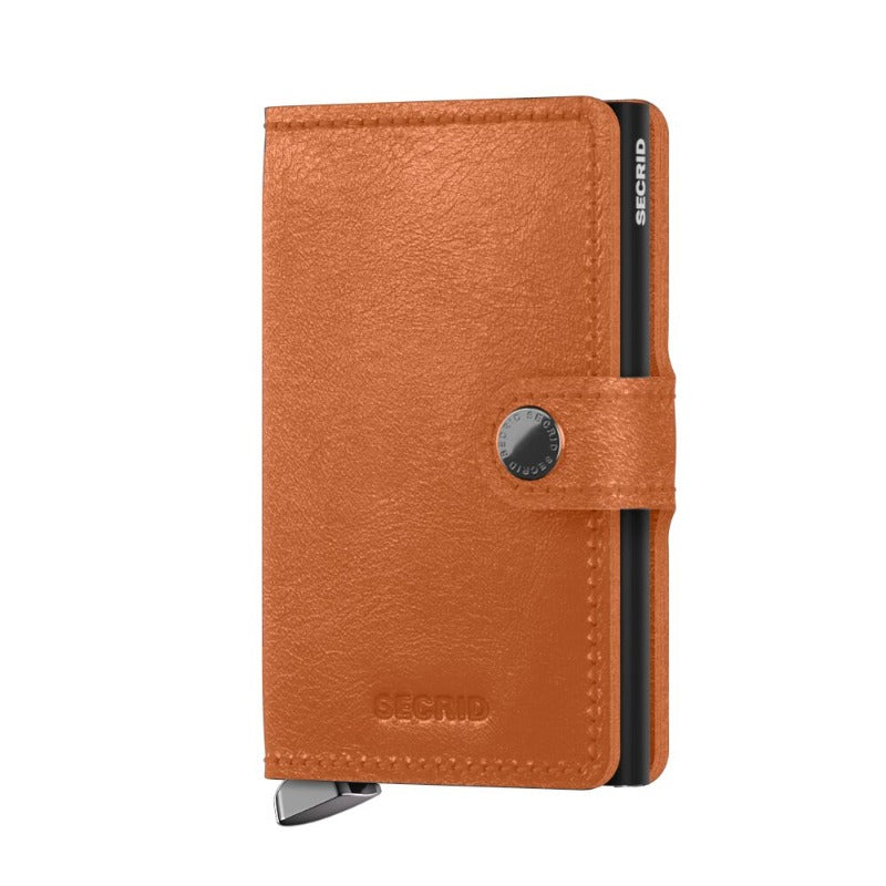 Premium Miniwallet Basco Cognac Black