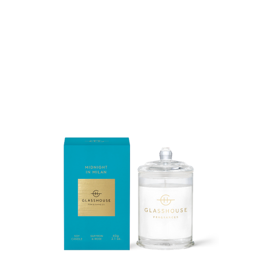 GLASSHOUSE FRAGRANCES Midnight In  Milan Triple Scented Soy Candle