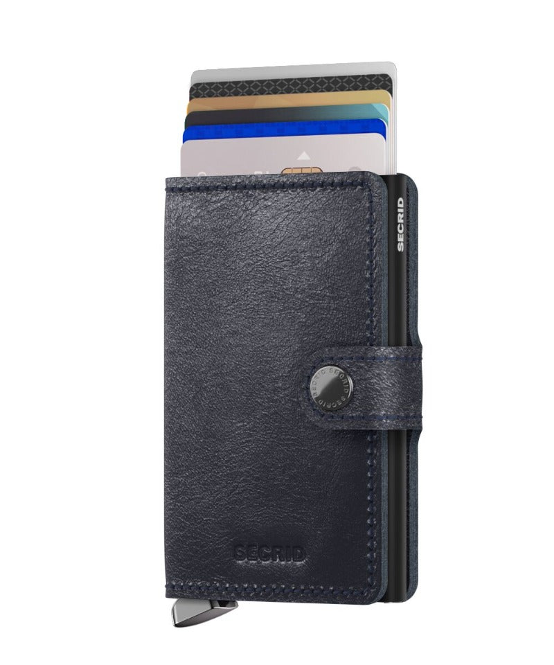 Premium Miniwallet Basco Navy Black