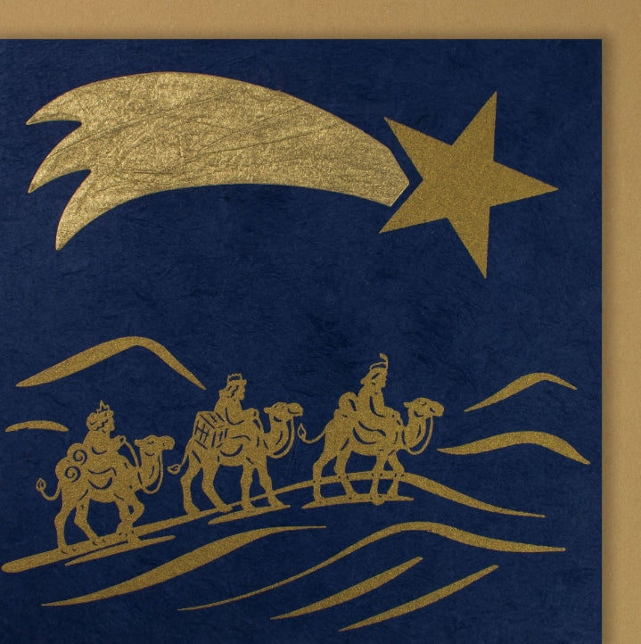 Organic Paper Card The Three Kings