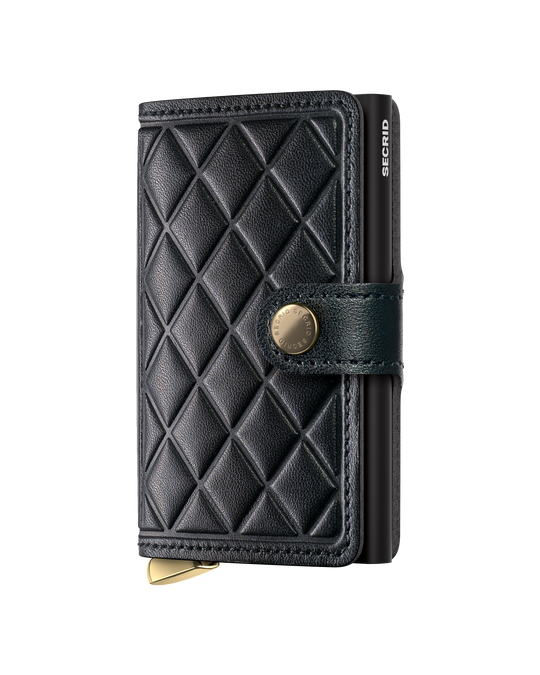 SECRID Premium+ Miniwallet Emboss Diamond Black