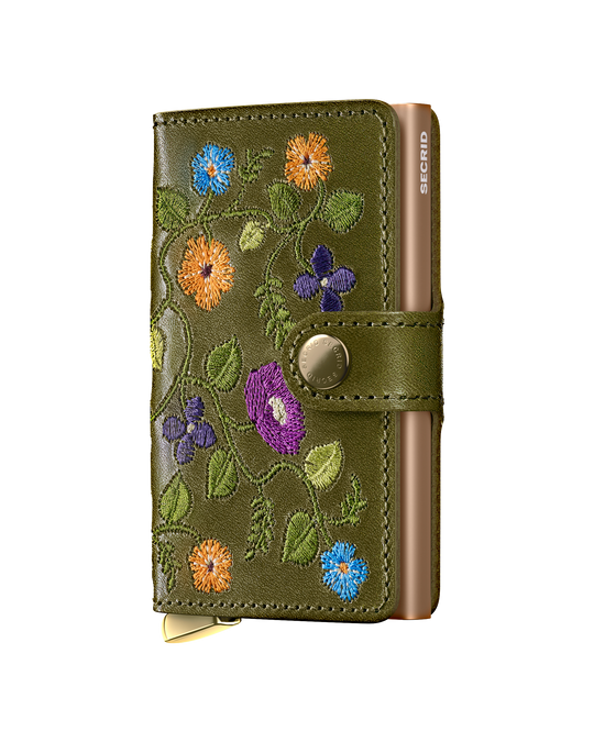 SECRID Miniwallet Stitch Floral Premium+