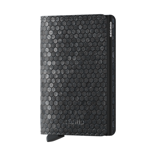 Slimwallet Hexagon black