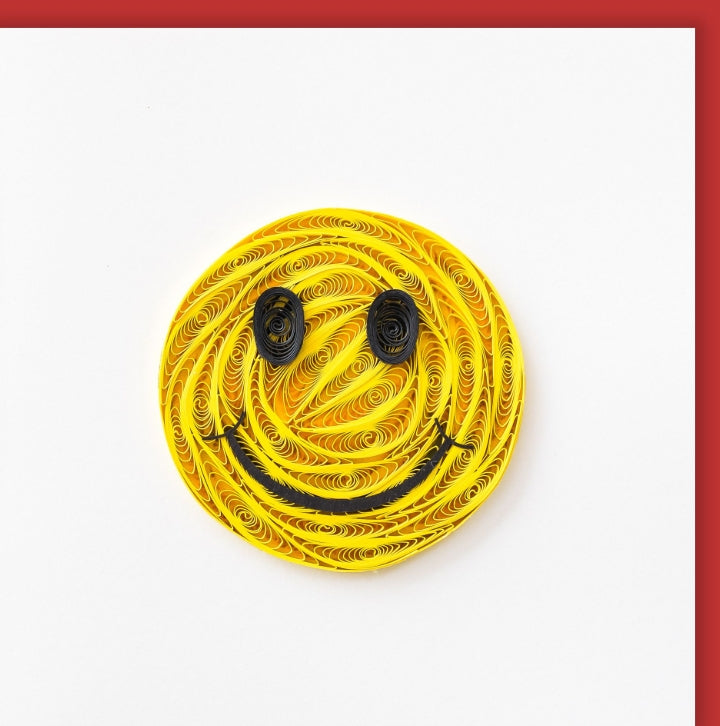 Small Emoticon Quilling Card
