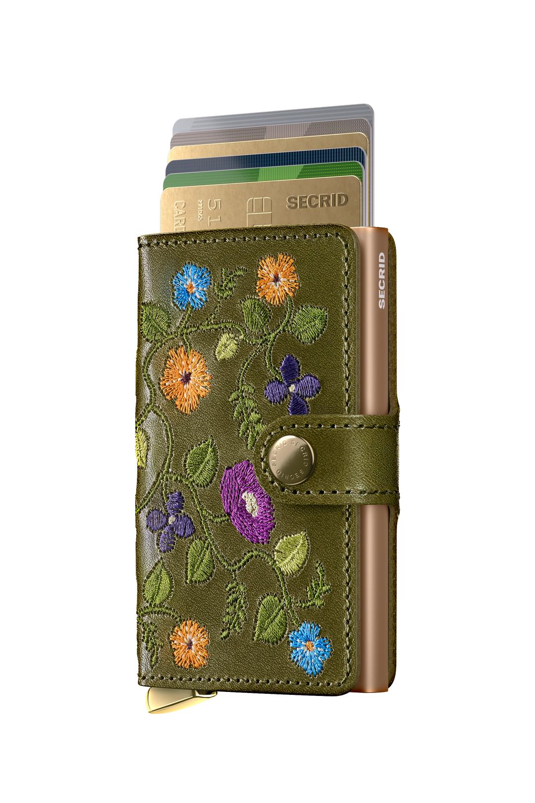 SECRID Miniwallet Stitch Floral Premium+