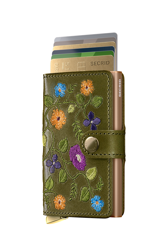 SECRID Miniwallet Stitch Floral Premium+