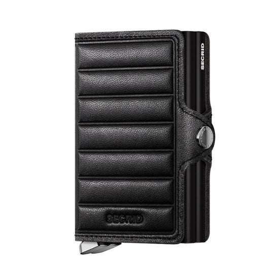 Premium Twinwallet Emboss Lines Black