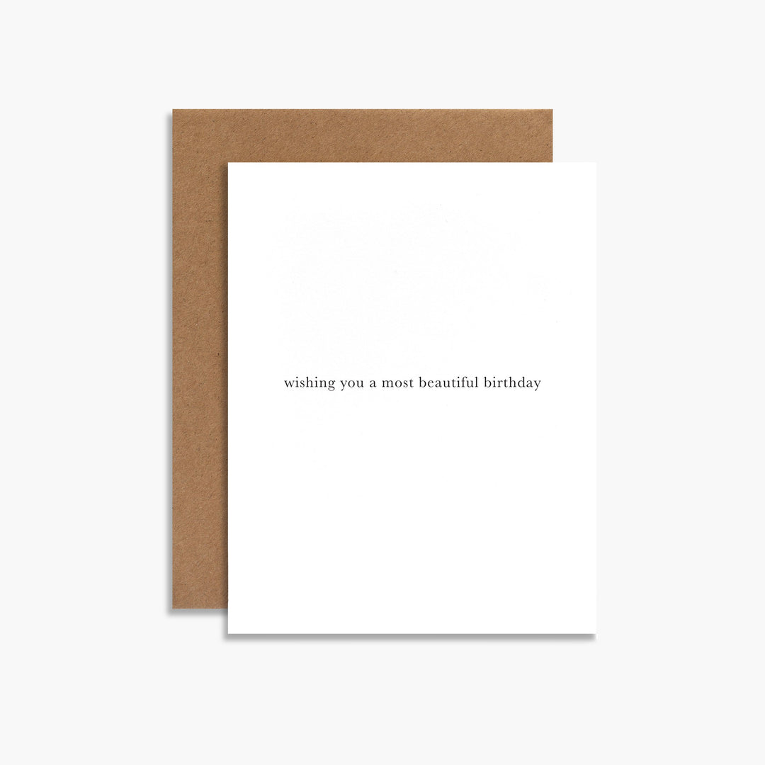 SOUVENIR STATIONERY Wishing you a most beautiful birthday