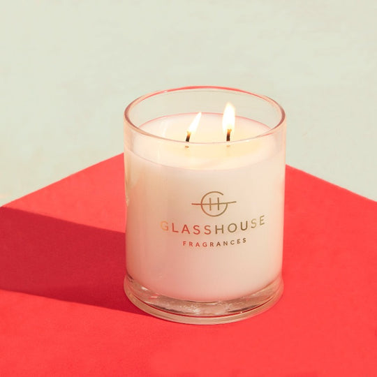 GLASSHOUSE FRAGRANCES Midnight In  Milan Triple Scented Soy Candle