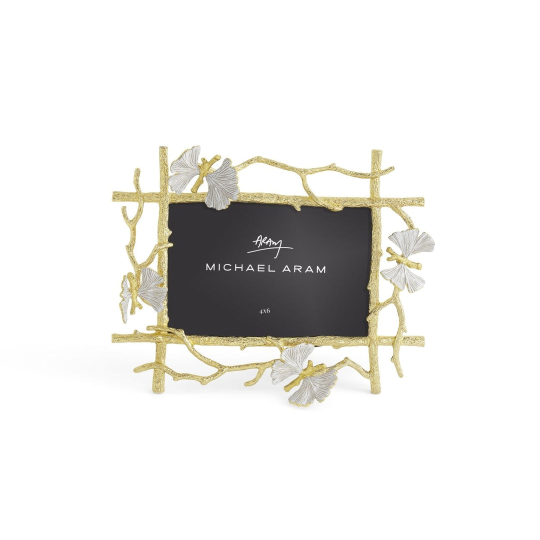 MICHAEL ARAM Butterfly Ginkgo Gold Frame