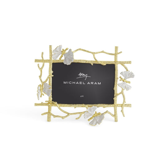 MICHAEL ARAM Butterfly Ginkgo Gold Frame
