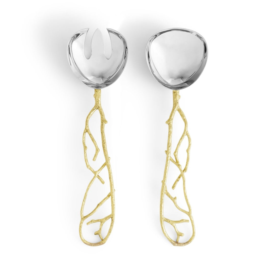 MICHAEL ARAM Butterfly Ginkgo Gold Serving Set