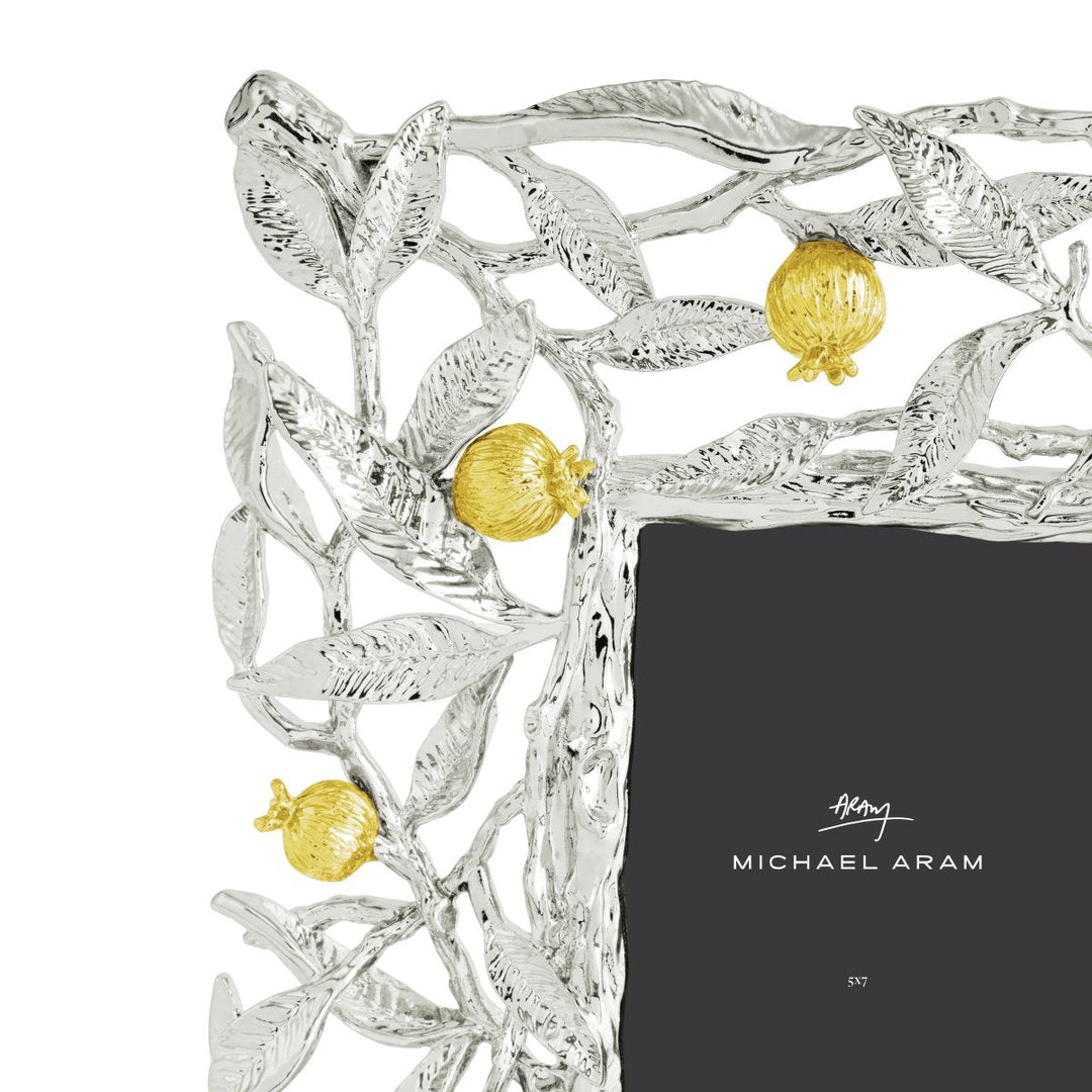 MICHAEL ARAM Pomegranate Silver & Gold 5x7 Frame