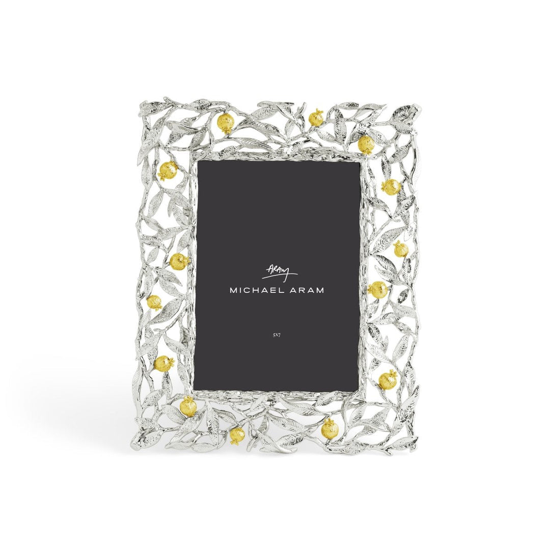 MICHAEL ARAM Pomegranate Silver & Gold 5x7 Frame