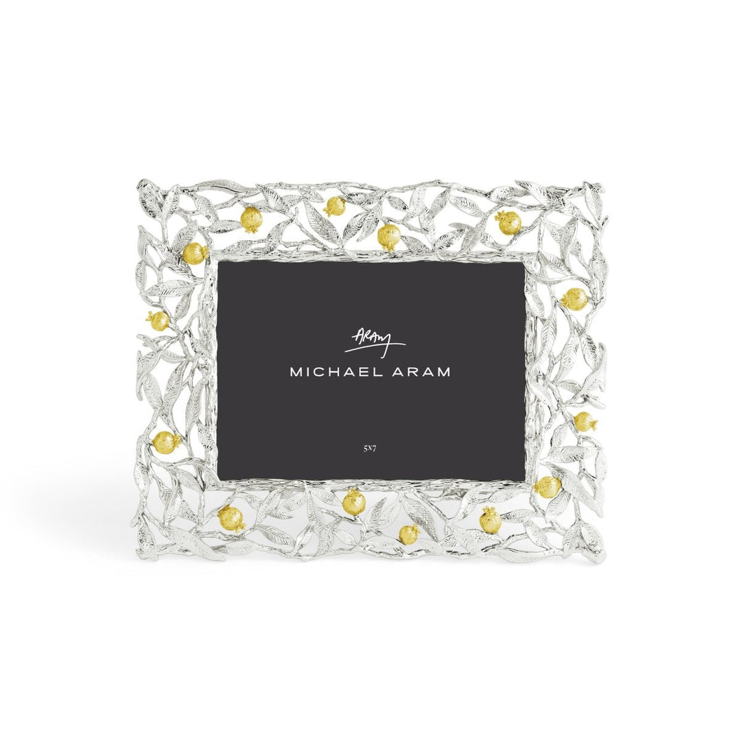 MICHAEL ARAM Pomegranate Silver & Gold 5x7 Frame