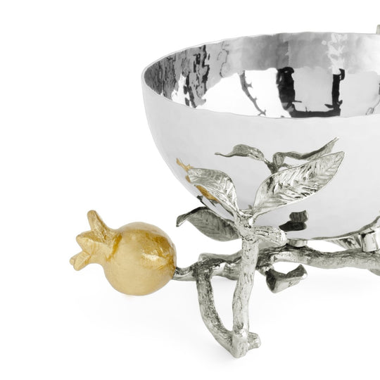 MICHAEL ARAM Pomegranate Silver & Gold Nut Bowl