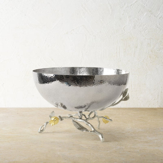 MICHAEL ARAM Pomegranate Silver & Gold Serving Bowl
