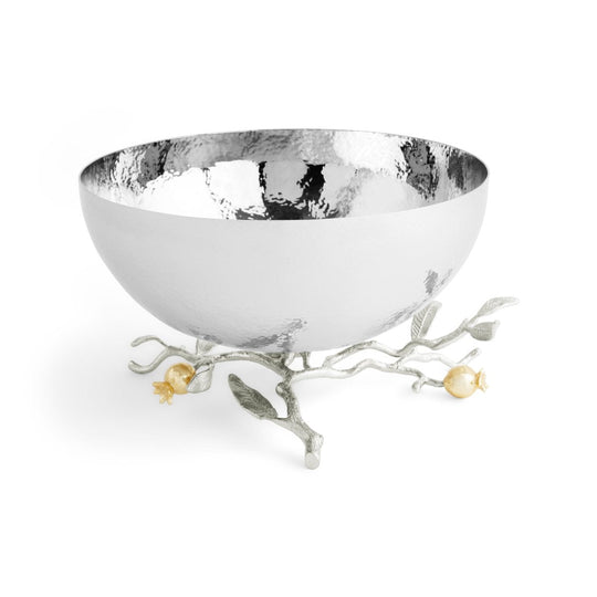 MICHAEL ARAM Pomegranate Silver & Gold Serving Bowl