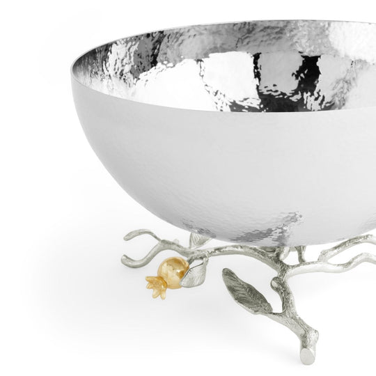 MICHAEL ARAM Pomegranate Silver & Gold Serving Bowl