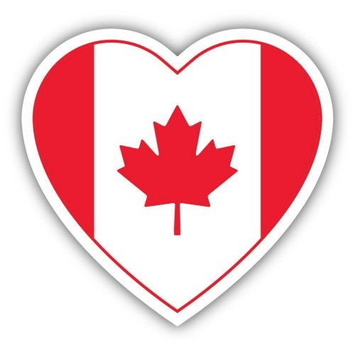 Canadian Flag Heart