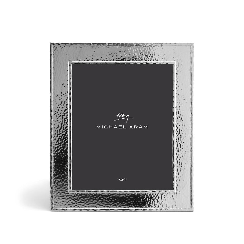 Michael Aram Hammertone Photo Frame Silver By STORIES By SWISSBO