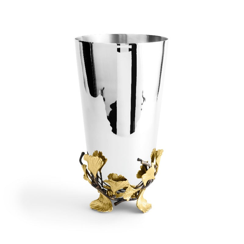 Michael Aram Golden Ginkgo Vase at STORIES By SWISSBO