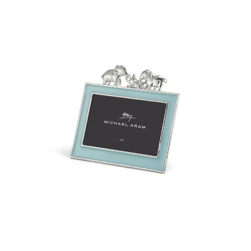 Michael Aram Elephant Photo Frame Blue at STORIES By SWISSBO