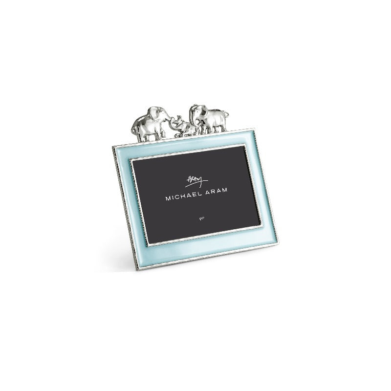 Michael Aram Elephant Photo Frame Blue at STORIES By SWISSBO