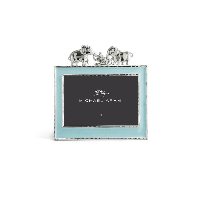 Michael Aram Elephant Photo Frame Blue at STORIES By SWISSBO