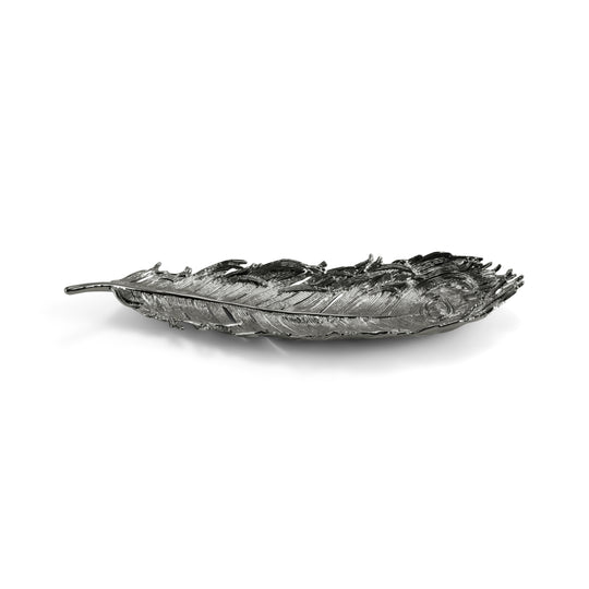 Michael Aram Plume Tray Black Nickelplate at STORIES By SWISSBO