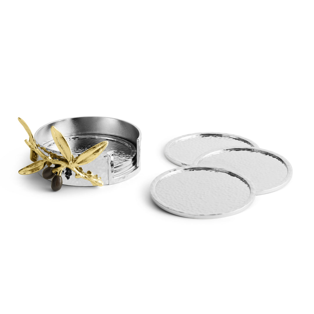 Michael Aram Olive Branch Gold Coaster at STORIES By SWISSBO