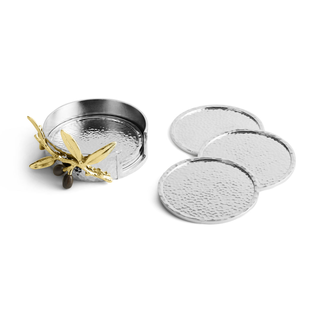 Michael Aram Olive Branch Gold Coaster at STORIES By SWISSBO