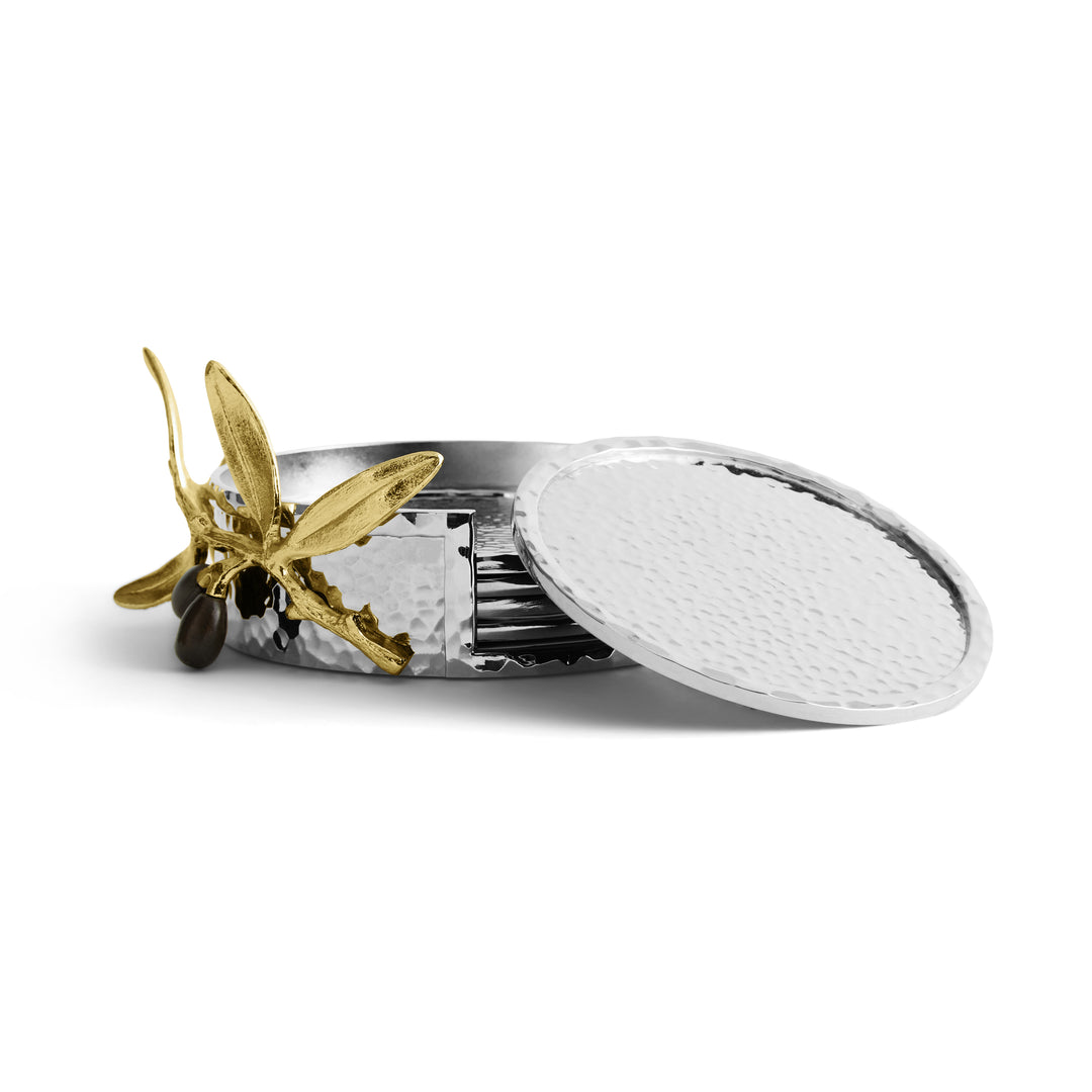 Michael Aram Olive Branch Gold Coaster at STORIES By SWISSBO