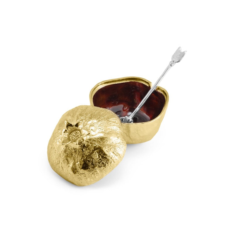 Michael Aram Pomegranate Mini Pot With Spoon at STORIES By SWISSBO