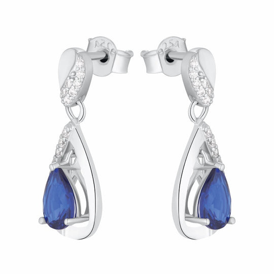 AMOR Earrings for Women, Silver 925